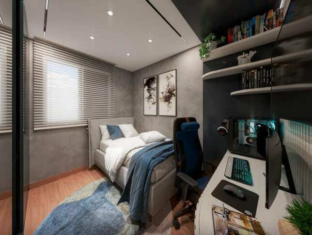 Apartamento à venda com 2 quartos, 8m² - Dom Joaquim,Belo Horizonte