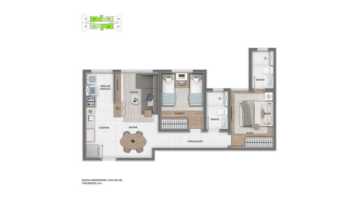 Apartamento à venda com 2 quartos - Estoril,Belo Horizonte