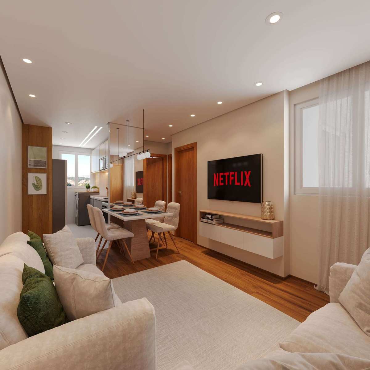 Apartamento à venda com 2 quartos - Santa Rita (Barreiro),Belo Horizonte