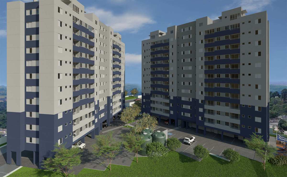 Apartamento à venda com 3 quartos - Três Barras,Contagem