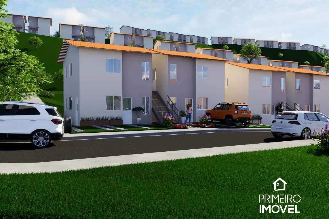 Casa à venda em Vespasiano, Jequitibá, com 2 quartos, 57,55m² - D@imóveis