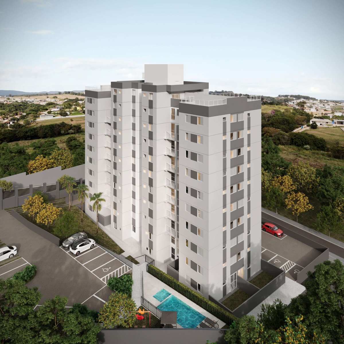 Apartamento à venda com 2 quartos - Planalto,Belo Horizonte