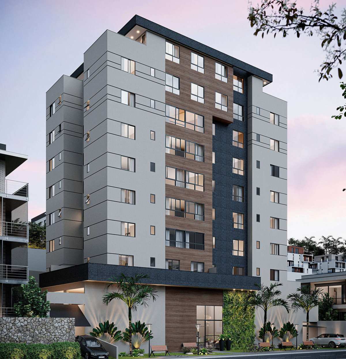 Apartamento à venda com 2 quartos - ,