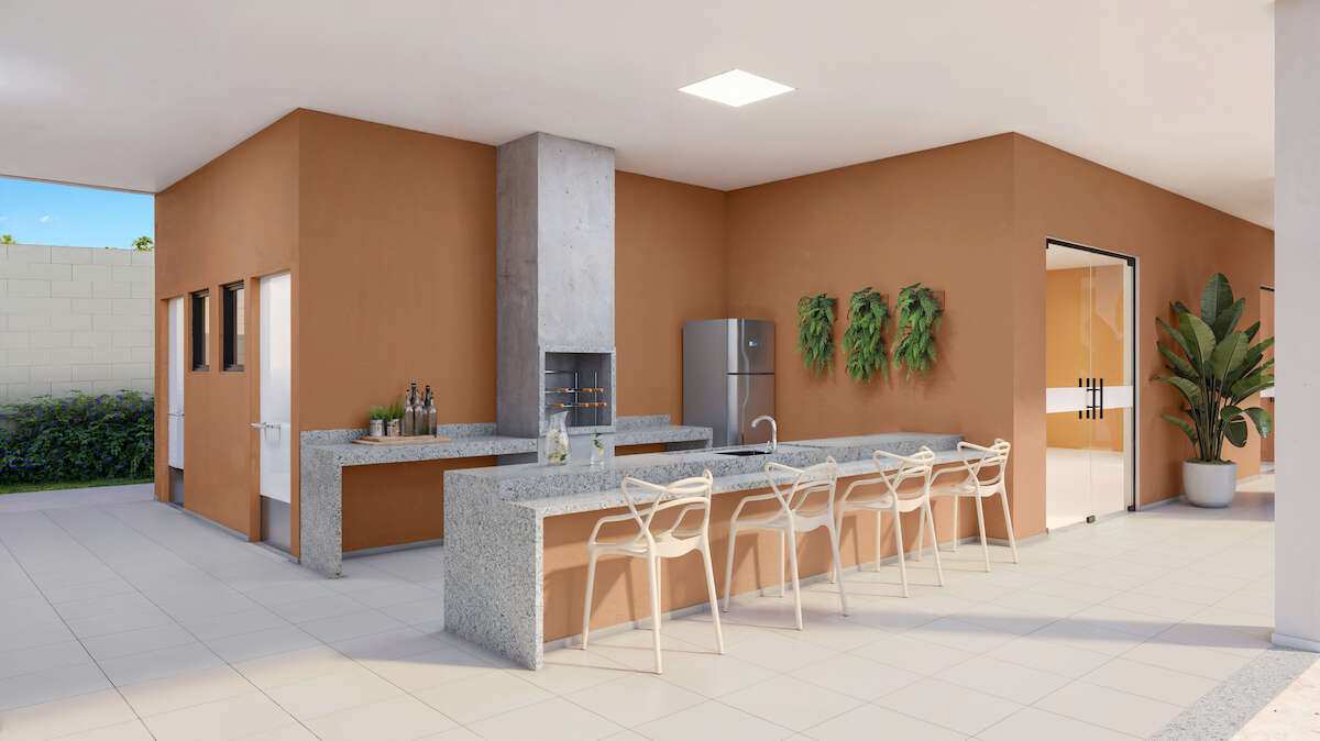 Apartamento à venda com 2 quartos - ,